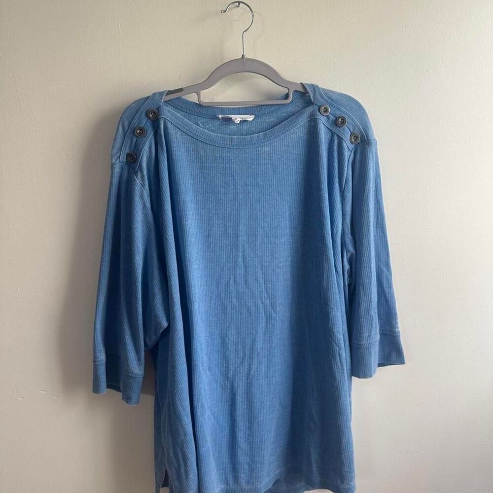 Jane + Delancey Women's 3x Blue Shirt